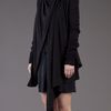 Rick Owens Wrap Cardigan in Black - Lyst