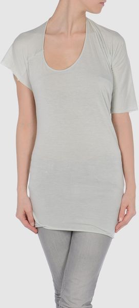 Rick Owens Lilies Short Sleeve Tshirts - Lyst