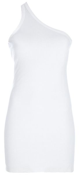 Rick Owens Oneshoulder Top in White - Lyst