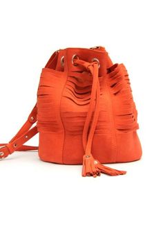 Sabrina Tach Tajos Coral Suede Leather Bag - Lyst
