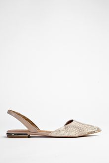 Sam Edelman Harper Snake Sling Back Flat Pump - Lyst