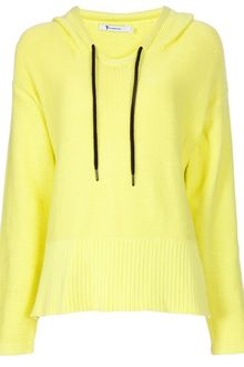 T By Alexander Wang Knitted Hooded Sweater - Lyst
