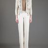 Tory Burch Flared Trouser in Beige (cream) - Lyst