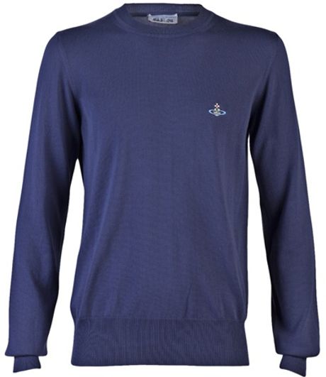 Vivienne Westwood Classic Knit Sweater in Purple for Men - Lyst