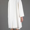 Yves Saint Laurent Bow Neck Tie Coat in White (ivory) - Lyst