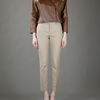 Yves Saint Laurent Cropped Jacket in Brown (tan) - Lyst