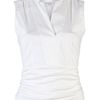 Akris Punto Sleeveless Top in White - Lyst