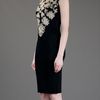 Alexander Mcqueen Intarsia Knit Dress in Black - Lyst
