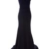 Alexander Mcqueen Pleated Long Dress in Black - Lyst