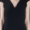 Alexander Mcqueen Pleated Long Dress in Black - Lyst