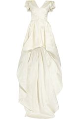 Alexander McQueen Silk Satin  Gown