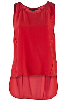 Alexander Wang Cropped Front Tank - Lyst