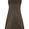 Balenciaga Leather Dress in Green - Lyst