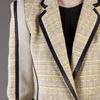 Barbara Bui Neon Tweed Jacket in Beige (yellow) - Lyst