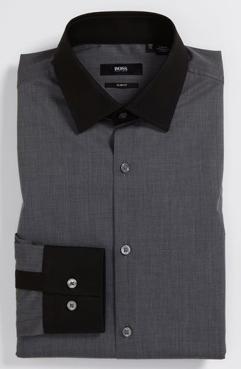 Boss Black Slim Fit Dress Shirt - Lyst