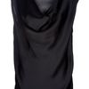 Bottega Veneta Draped Silk Top in Black - Lyst