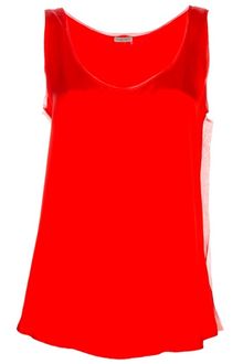 Bottega Veneta Silk Vest Top - Lyst