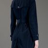 Burberry Brit Buckingham Trench Coat in Blue - Lyst