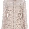 Burberry Lace Shirt in Brown - Lyst