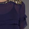 By Malene Birger Ansara Sequin Shoulder Top in Blue (navy) - Lyst