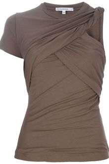 Carven Drape Top - Lyst