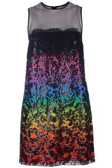 Christopher Kane Rainbow Dress - Lyst