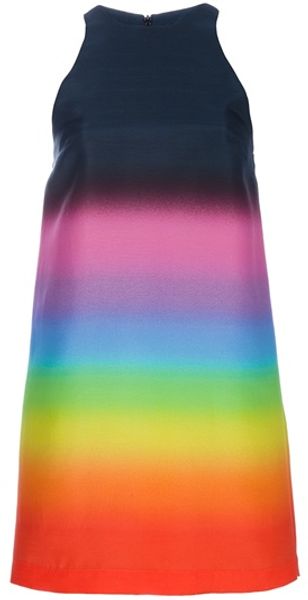  Halter Neck Multicolour Dress 