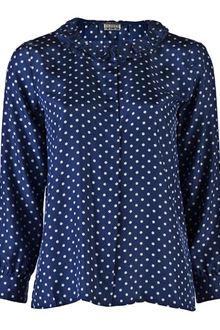 Closed Polka Dot Ruffle Blouse - Lyst