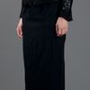 Comme Des Garçons Crinkled Skirt in Black - Lyst