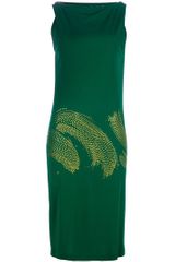 David Szeto Stud Detail Shift Dress