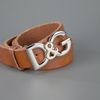 D&g Leather Belt in Brown - Lyst