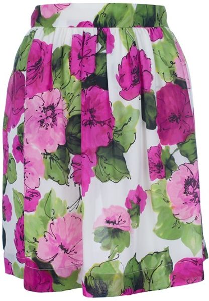 D&g Floral Print Skirt in Floral - Lyst