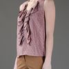 D&g Ruffle Detail Blouse in Pink - Lyst