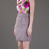 D&g Tweed Print Dress in Pink - Lyst