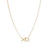 Dogeared Dogeared Xo Necklace in Gold - Lyst
