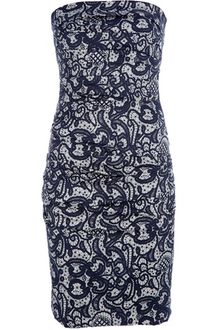 Dolce & Gabbana Bustier Lace Dress - Lyst