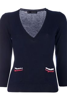 DSquared2 Vneck Sweater - Lyst