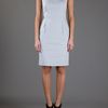 Fabrizio Lenzi Pencil Dress in Gray (grey) - Lyst
