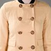 Femme Double Breasted Coat in Yellow - Lyst