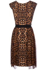 Giambattista Valli Leopard Print Dress