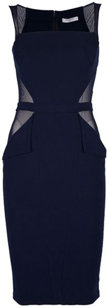 Givenchy Paneled Dress in Blue - Lyst