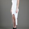 Givenchy Cutout Panel Dress in White - Lyst