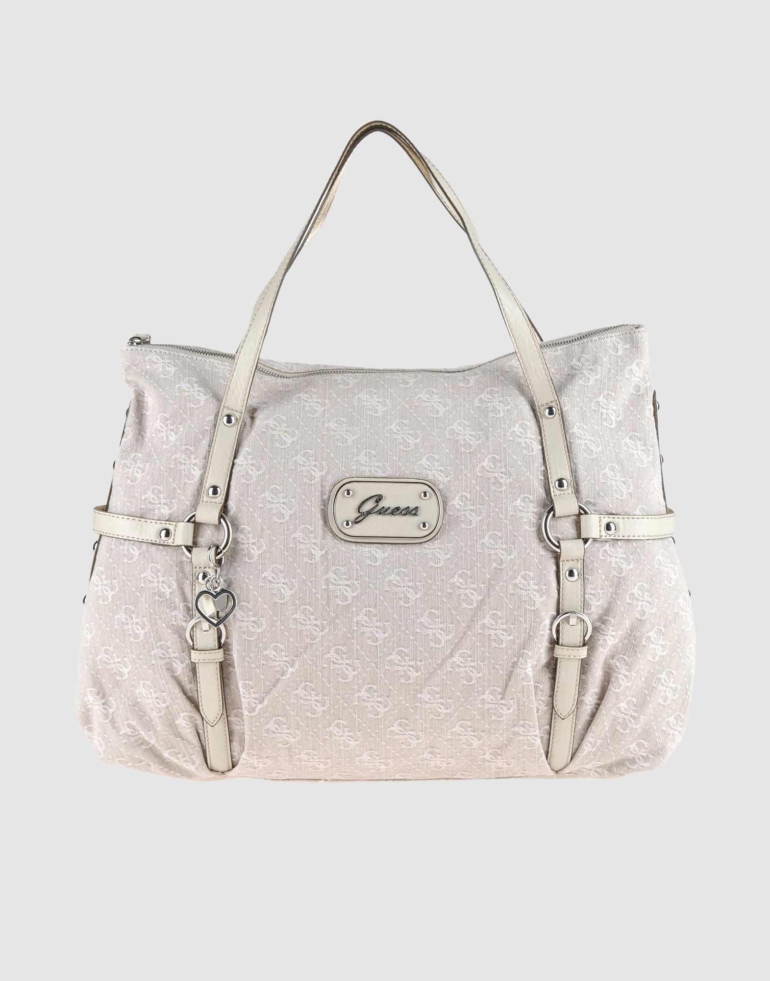 Guess Large Fabric Bags in Beige (black) Lyst