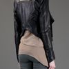 Helmut Lang Cropped Jacket in Black - Lyst