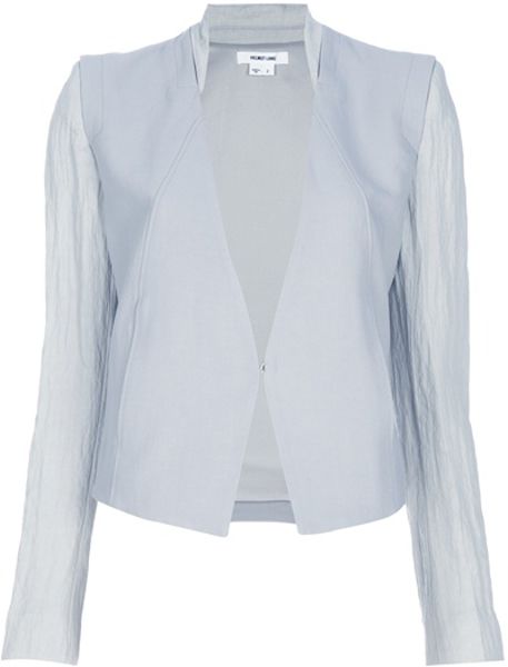 Helmut Lang Putty Jacket in Gray (grey) - Lyst