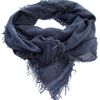 Jil Sander Frayed Scarf in Blue - Lyst