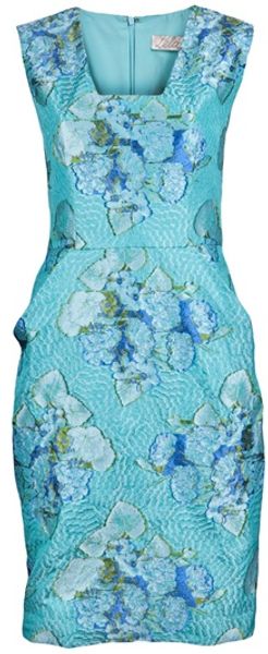  Floral Jacquard Dress 