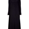 Maison Martin Margiela Long Sleeve Maxi Dress in Black - Lyst