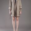 Maison Martin Margiela Button Up Tie Jacket in Brown (khaki) - Lyst