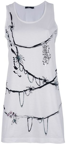 Markus Lupfer Vine Print Vest - Lyst